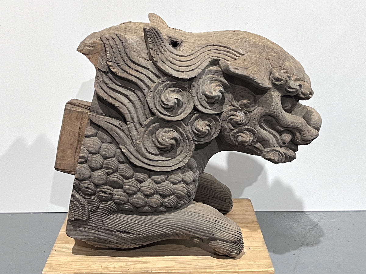 社寺彫刻 木彫獅子木鼻 その2 時代物 社寺建築 古木獅子木鼻 社寺彫刻 木彫獅子木鼻 その2 時代物 社寺建築 古木獅子木鼻