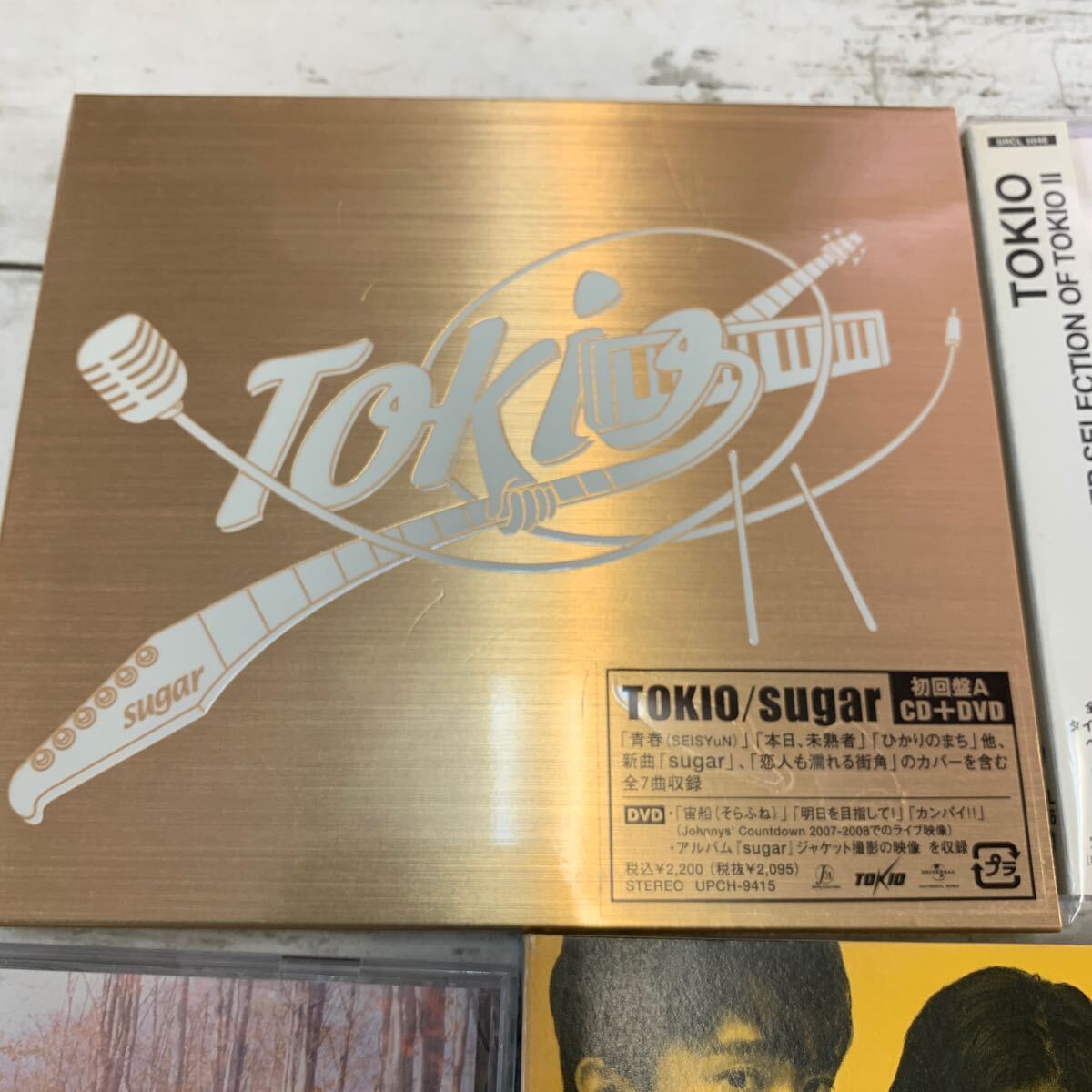 【まとめ売り】TOKIO CD DVD グッズ 長瀬智也 全48点 品 TOKIO CD 5枚 まとめ sugar BEST Harvest 17 初回盤 CD+DVD
