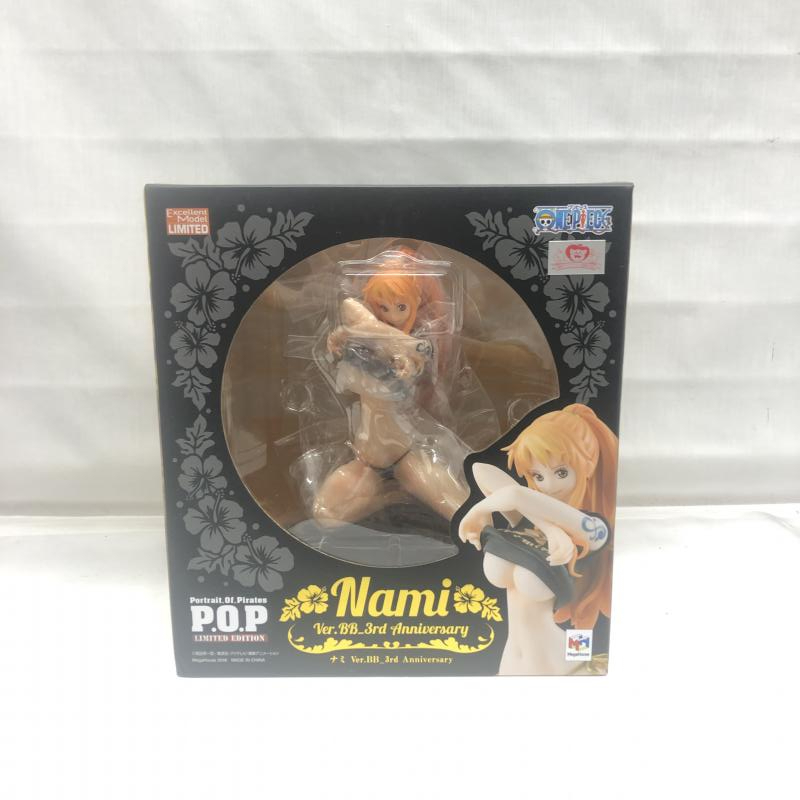 【スーパーセール】 (P.O.P) Portrait.Of.Pirates MEGAHOUSE 【中古】メガハウス LIMITED ワンピース 未開封 Anniversary Ver.BB_3rd ナミ EDITION その他