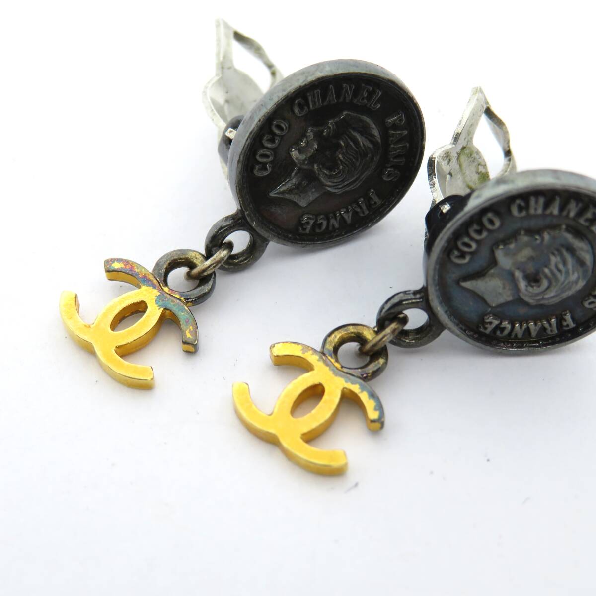 シャネル ココマーク ココシャネル イヤリング_画像8