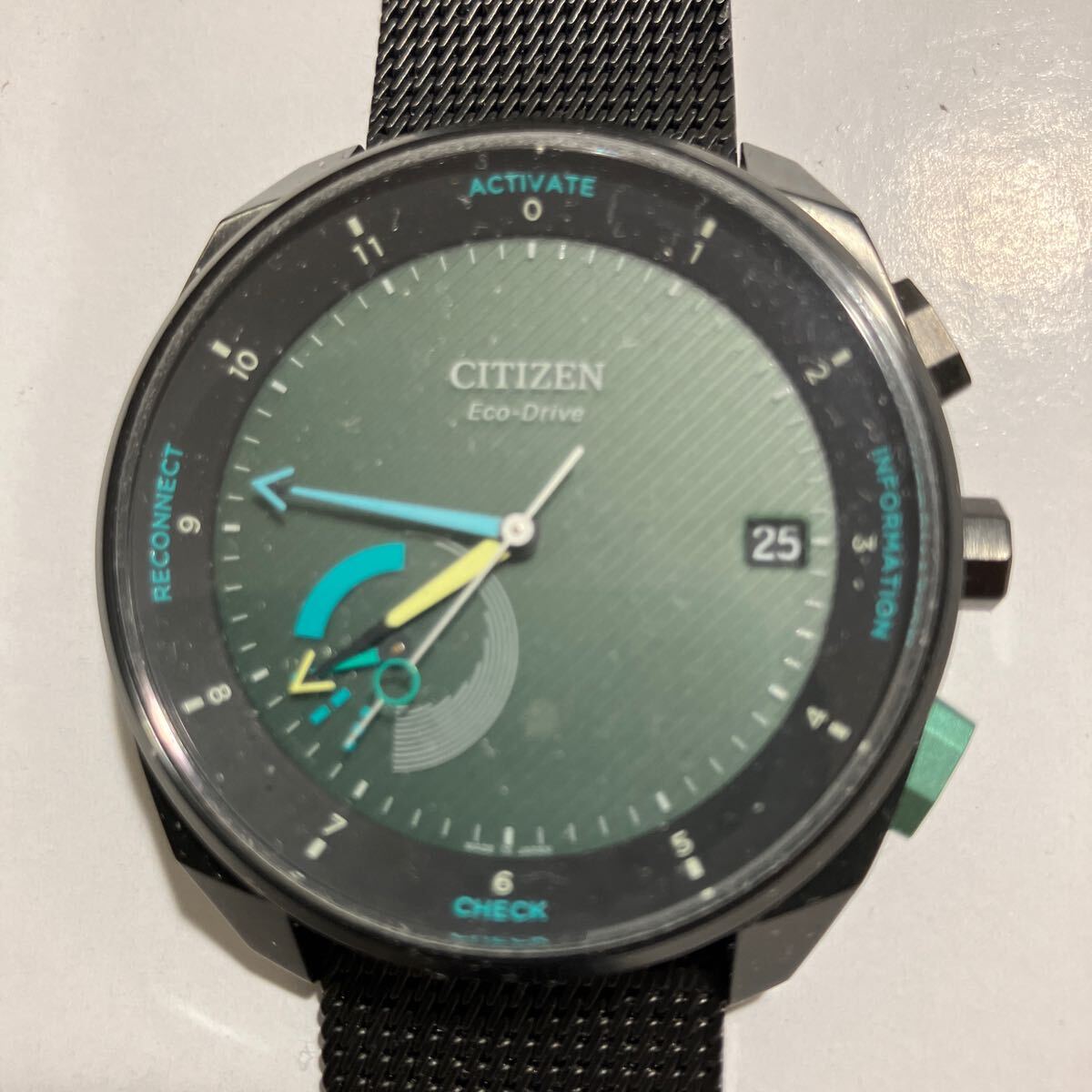 【極美品】シチズン 腕時計 Riiiver W510 Bluetooth 腕時計 シチズン Eco-Drive W510 Riiiver Bluetooth CITIZEN