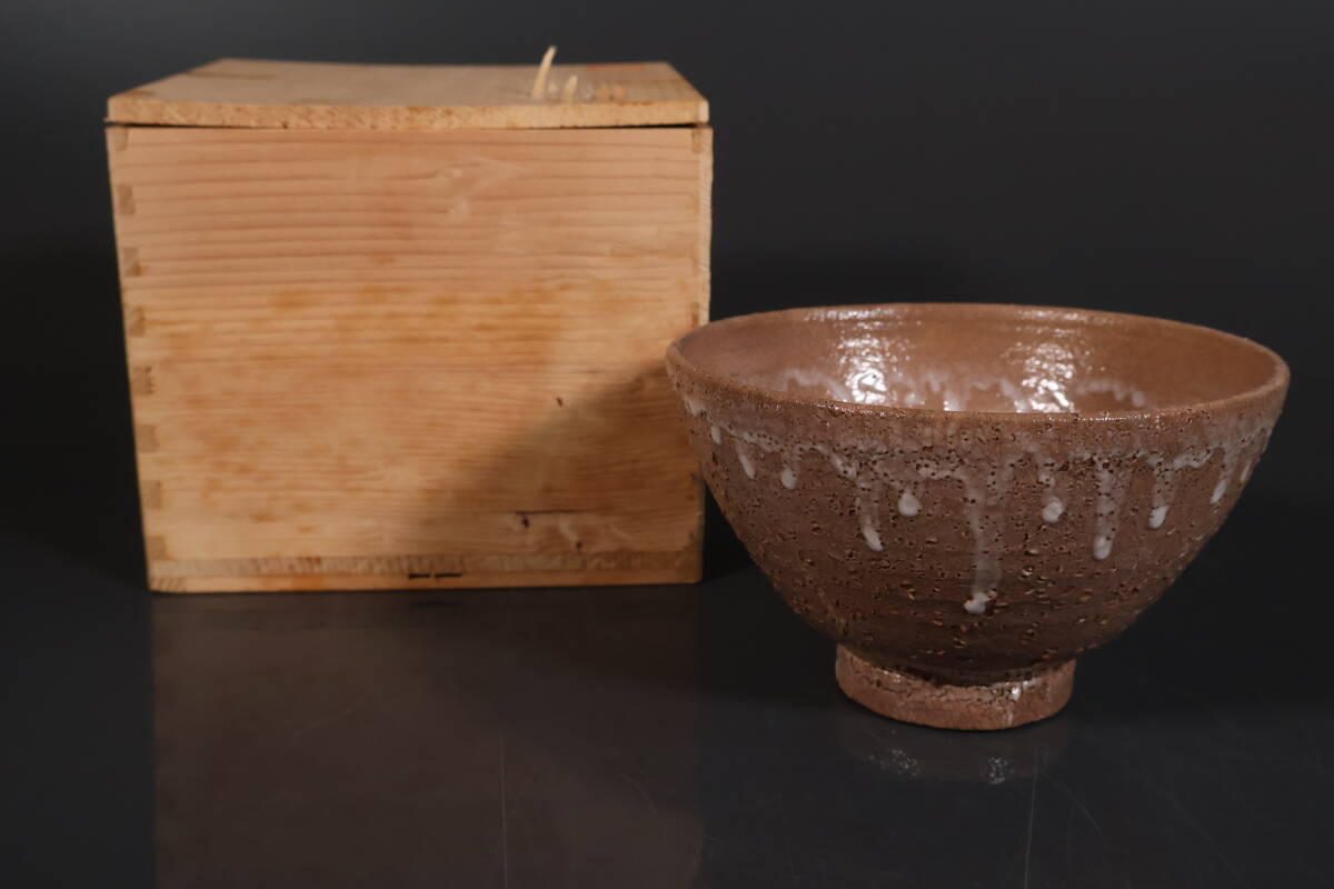 井戸茶碗 高麗 李朝 茶道具 ウブ品 朝鮮古玩 伝世品焼物 WWTT062