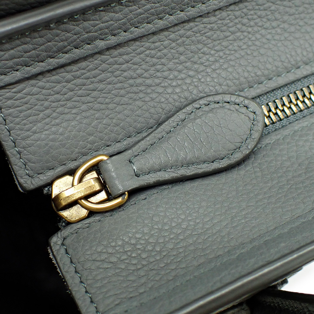 美品 CELINE セリーヌ ラゲージ ナノショッパー ハンドバッグ 美品 CELINE セリーヌ ラゲージ ナノショッパー ハンドバッグ