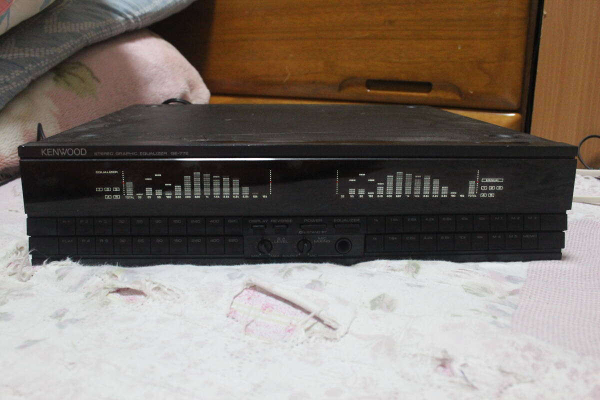 KENWOOD GE-77E グラフィックイコライザー 動作可 品 KENWOOD GE-77E グラフィックイコライザー 動作可 品