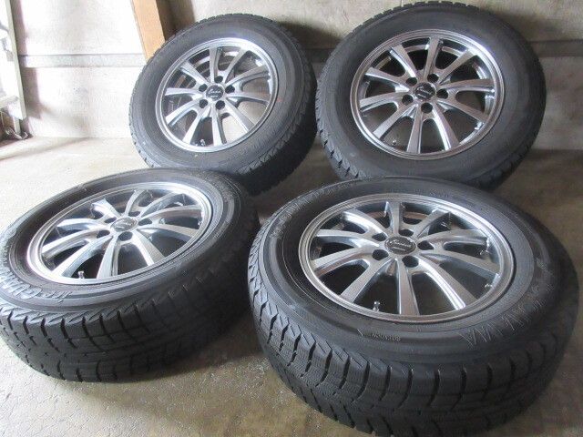 (冬用+格安売切り)set!! Eurotech (GM) (15x6+45 5H/114，3) バリ溝(YOKOHAMA iG52C/2022) 195/65R15 セレナ VOXY ヴォクシー アイシス 他も