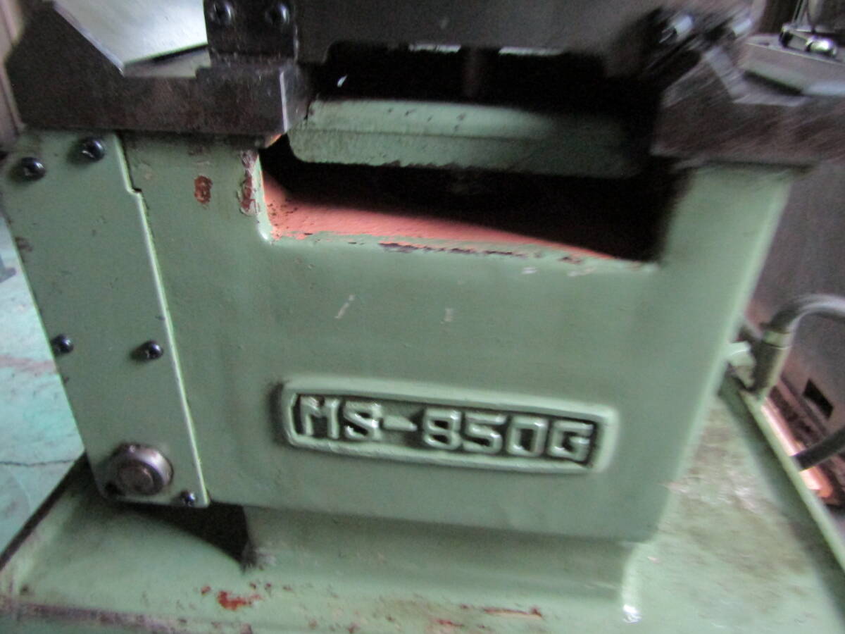 森精機 MS-850G 汎用旋盤 卓上旋盤 金属加工 工作機械 ねじ切り 森精機 MS-850G 汎用旋盤 卓上旋盤 金属加工 工作機械 ねじ切り