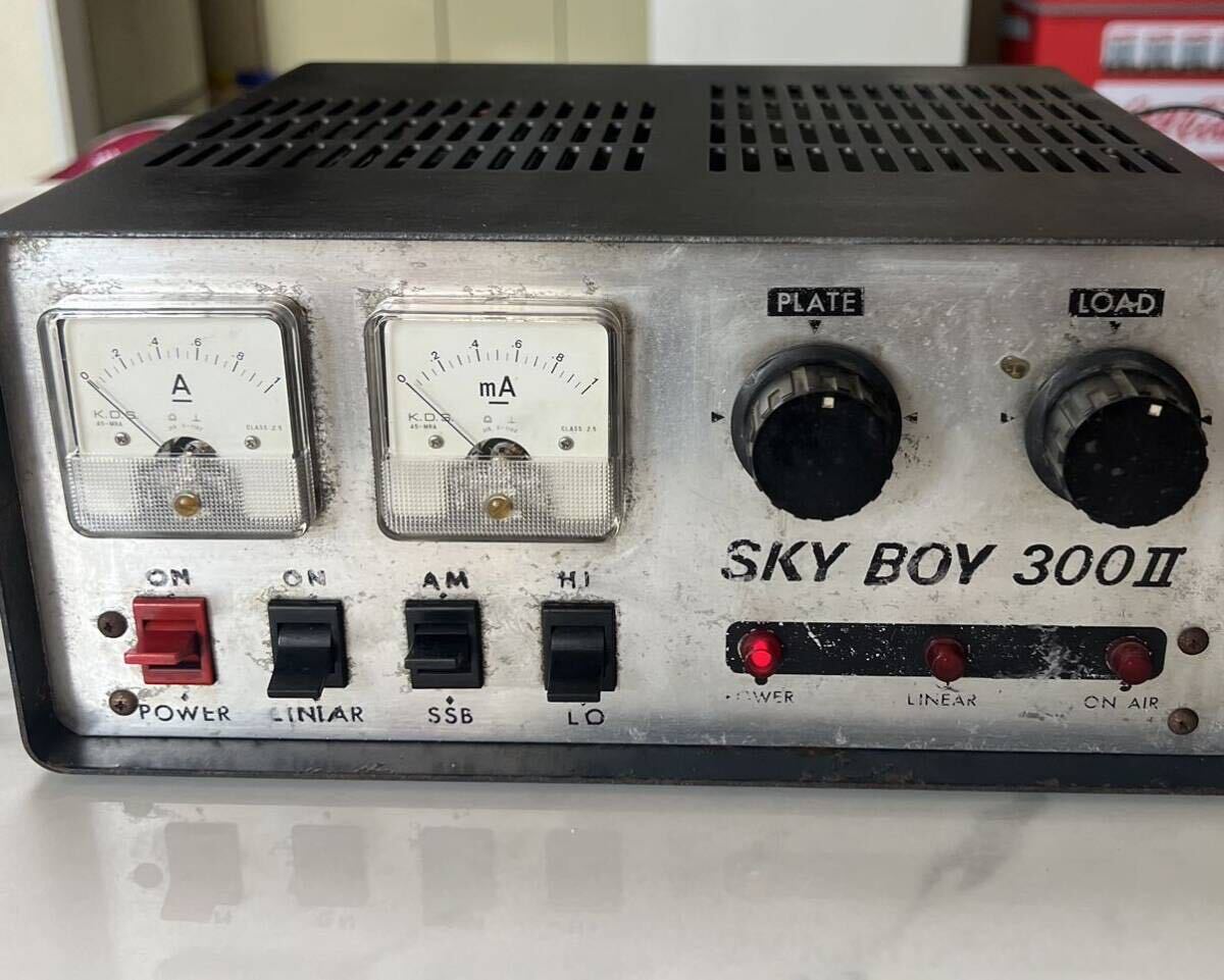 CB無線　真空管リニアアンプ　　　　　SKY BOY 300II 24v 2本玉