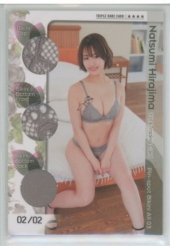 HIT'S/平嶋夏海6 Vol.6　トリプルレアビキニオールカード03　#02/02　(グレービキニ) 240822-100