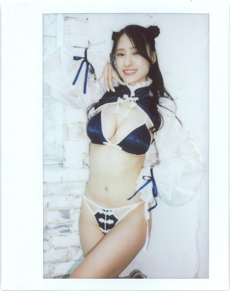 HIT'S/澄田綾乃2　Vol.2　1of1　水着ワイドオフショットチェキ　(青ビキニ) 240808-882