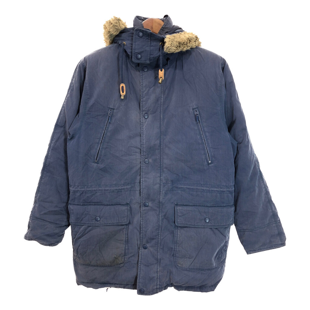 【スーパーセール】 S) (メンズ ブルー 防寒 アウトドア ダウンジャケット エルエルビーン L.L.Bean 90年代 中古 P9206 古着 男性用
