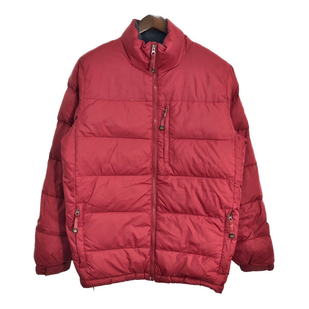 レビュー高評価商品 00年代 L.L.Bean R6788 古着 中古 M) (メンズ レッド アウトドア ダウンジャケット エルエルビーン 男性用