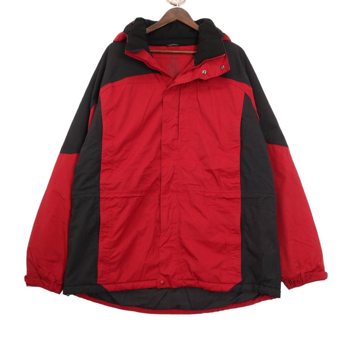 【2024年】お歳暮ギフト L.L.Bean エルエルビーン PRIMALOFT 中綿 マウンテンパーカー アウトドア レッド (メンズ XXL) 中古 古着 A0625 男性用