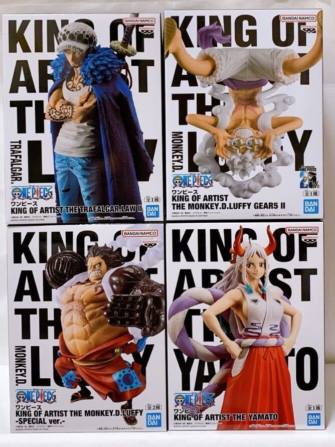 新品未開封【489】ONE PIECE ワンピース フィギュア 4点 KING OF 新品未開封【489】ONE PIECE ワンピース フィギュア 4点 KING OF