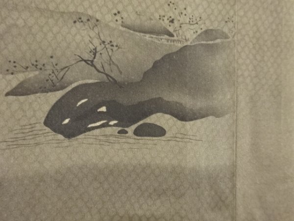 ys7125679; 宗sou 風(fēng)景模様男物長(zhǎng)襦袢【アンティーク】【著】