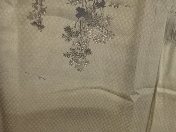 ys7125679; 宗sou 風(fēng)景模様男物長(zhǎng)襦袢【アンティーク】【著】