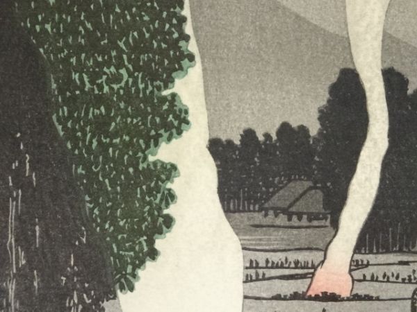 ys7020282;.sou. река широкий -слойный *.. Британия Izumi дерево . улица дорога шесть 10 9 следующий легкий .. рука . картина в жанре укиё гравюра на дереве [ дорога ]