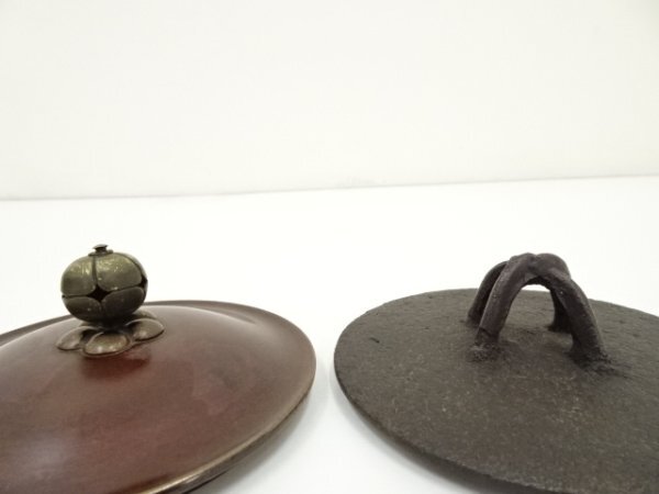 高橋敬典　利休好尾張釜 高橋敬典 利休好尾張釜 美術品・アンティーク・コレクション