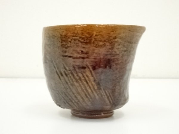 ys7028200; 宗sou 大樋焼　大樋一平造　仙叟好圣形茶碗（共箱）【道】