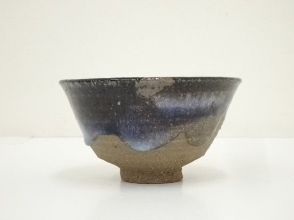 ys7060397; 宗sou 作家物　紫掛釉茶碗（保護箱）【道】