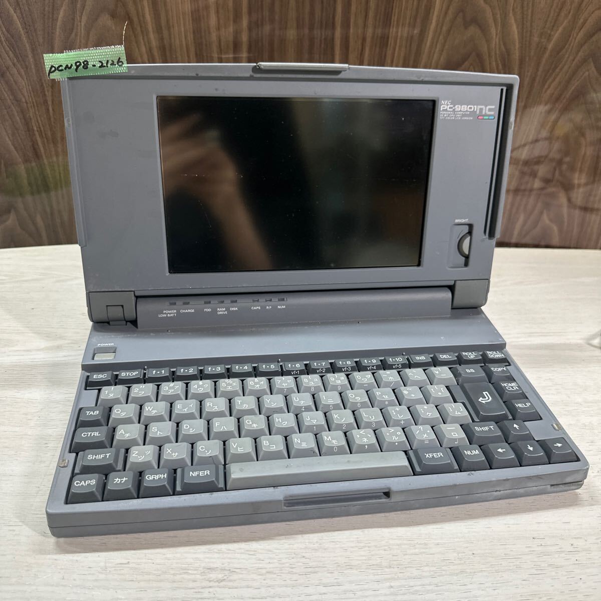 PCN98-2126 激安 PC98 ノートブック NEC PC-9801NC 通電不可 PCN98-2126 激安 PC98 ノートブック NEC PC-9801NC 通電不可