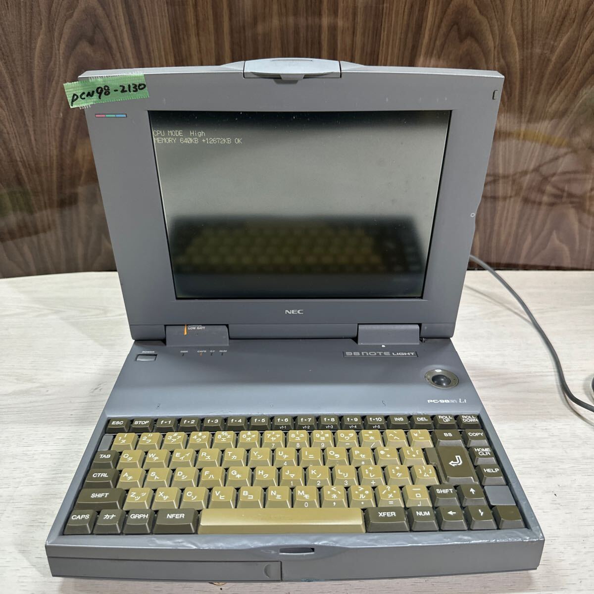 ■NEC PC-98NOTE PC-9821Lt/350A ジャンク Yahoo!オークション - PCN98-2130 激安 PC98 ノートブック NEC
