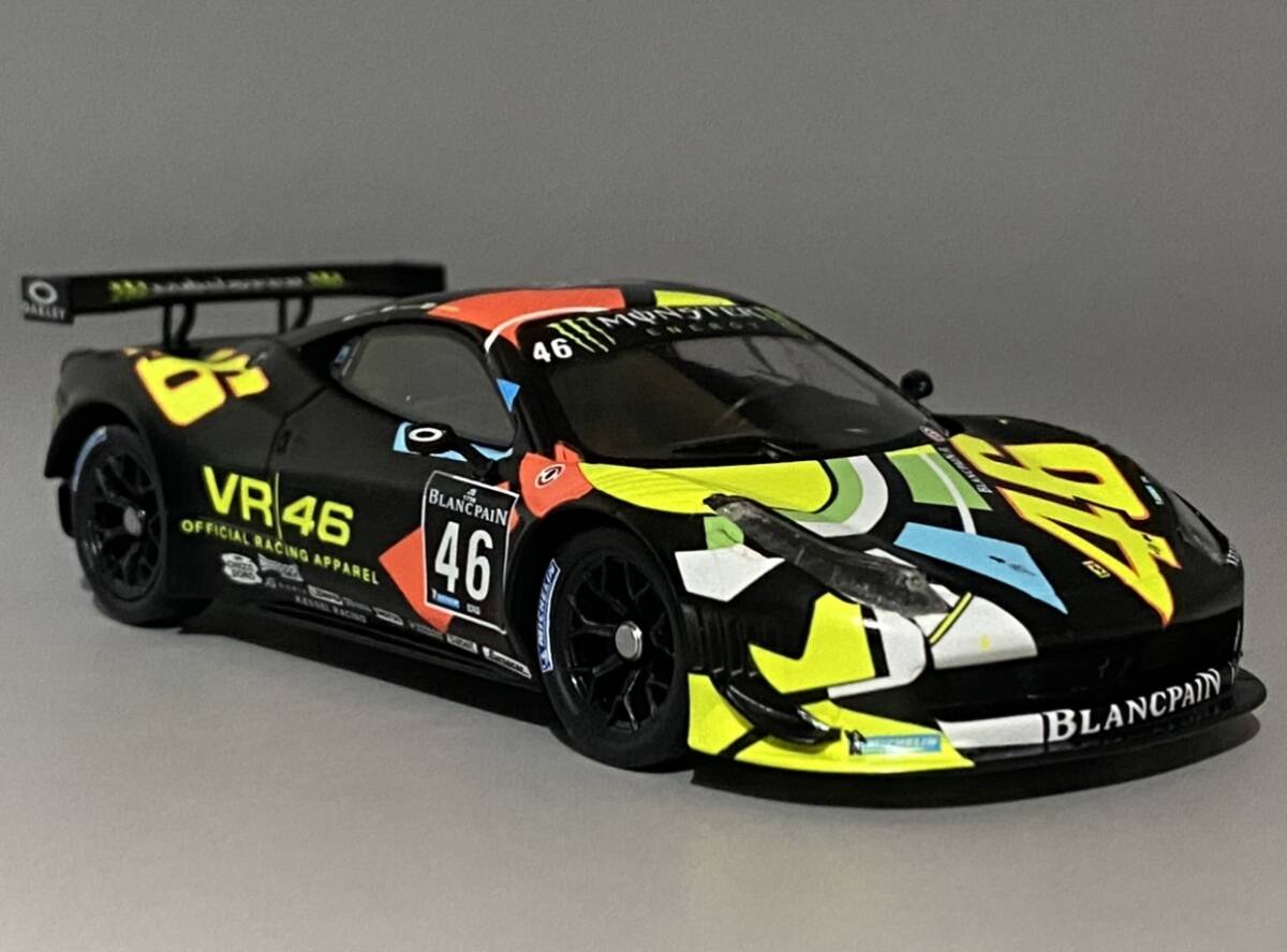 1/43 Ferrari 458 Italia GT3 #46 Nurburgring Blancpain 2012 ◆ Valentino Rossi (Moto GP) ◆ フェラーリ バレンティーノ ロッシ