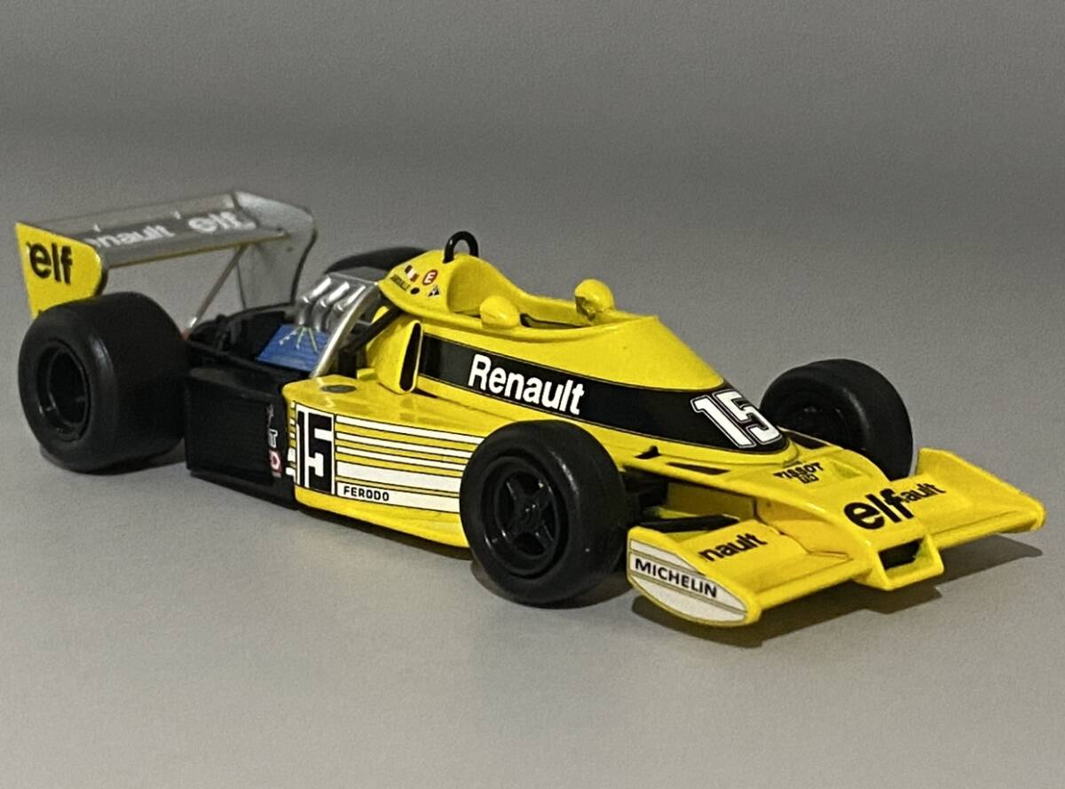 1/43 F1 Equipe Renault Elf RS01 1977 Jean-Pierre Jabouille #15 ◆ Renault-Gordini EF1 1.5L V6 Turbo ◆ ジャン ピエール ジャブイユ
