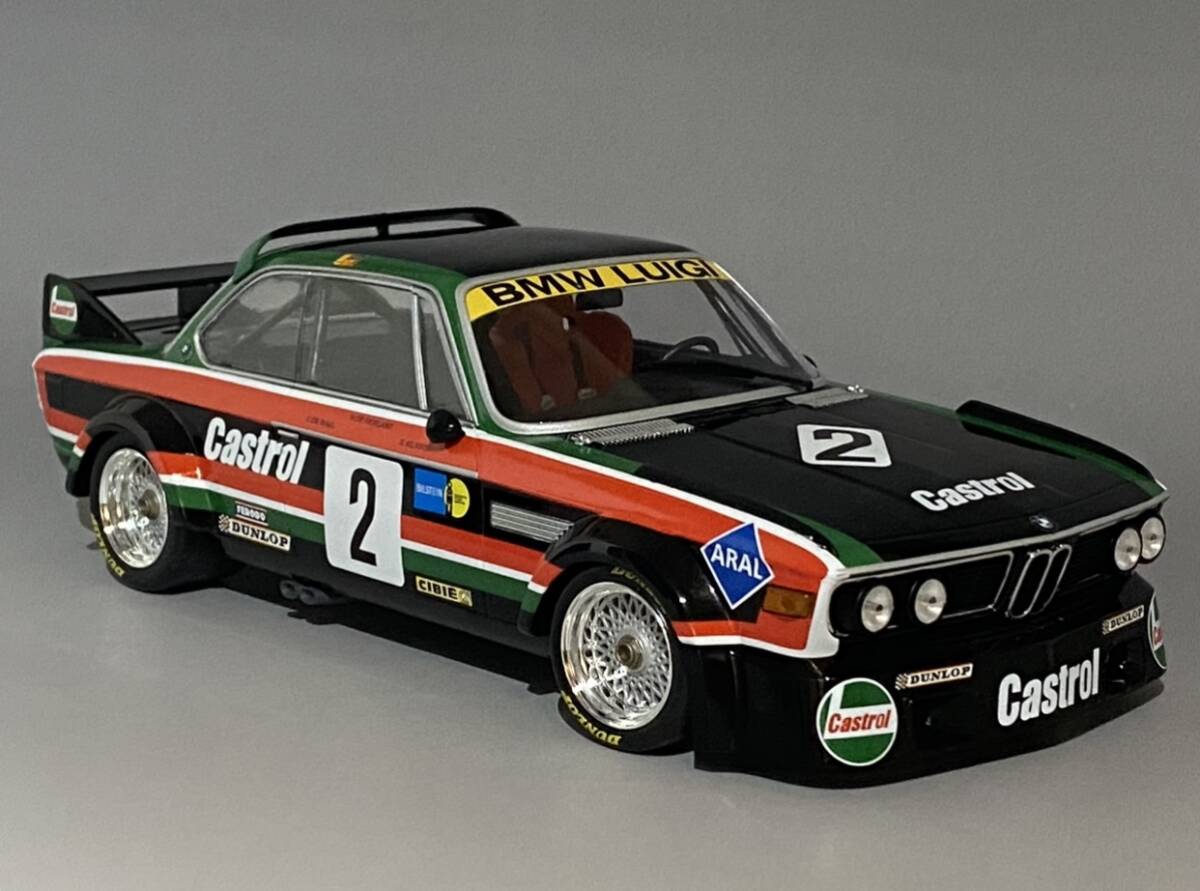 Minichamps 1/18 BMW 3.0 CSL Luigi Racing Castrol #2 Minichamps 1/18 BMW 3.0 CSL Luigi Racing Castrol #2