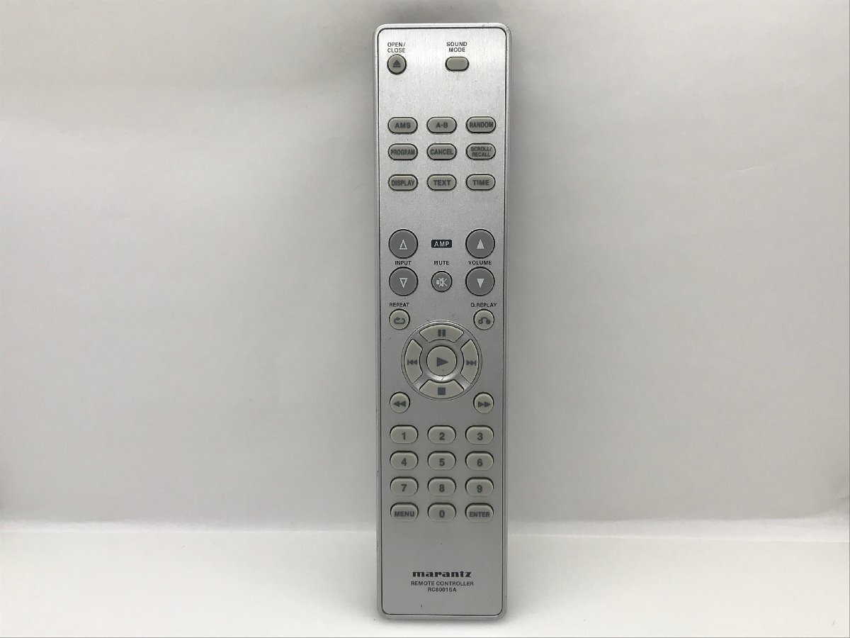 marantz　CDプレーヤーリモコン　RC8001SA　中古品F-5430