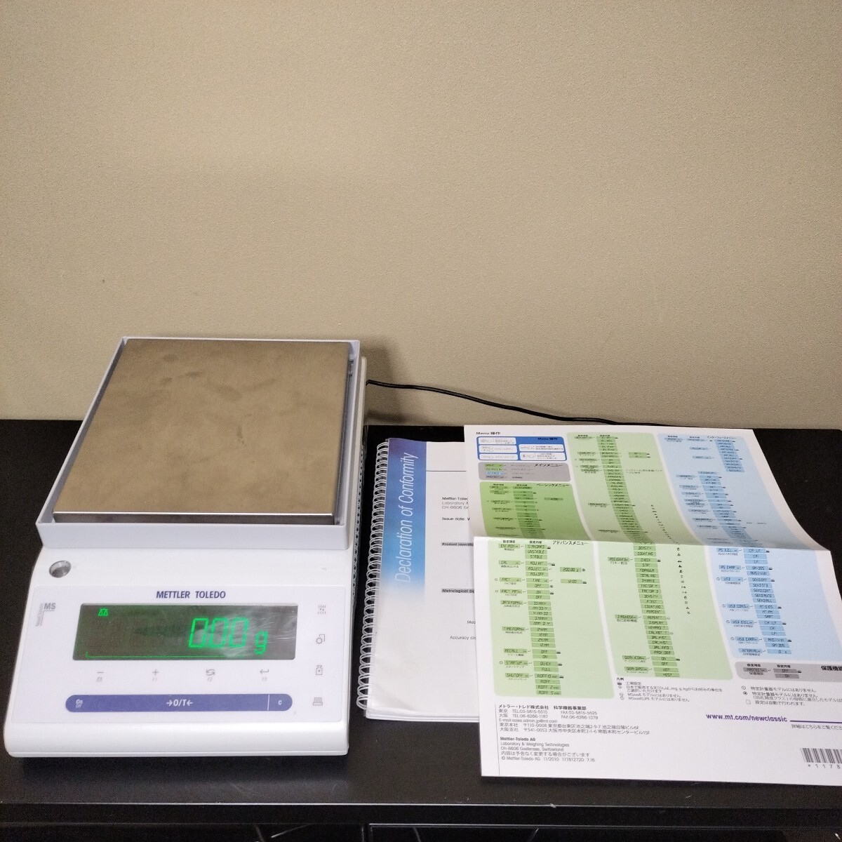 METTLER TOLEDO メトラートレド MS4002S 精密電子天秤 はかり METTLER TOLEDO メトラートレド MS4002S 精密電子天秤 はかり