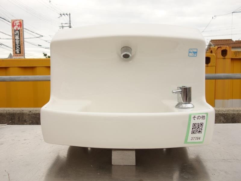 中古】M▽TOTO 壁掛 手洗い器 コンパクト手洗い器 バック付き 中古】M▽TOTO 壁掛 手洗い器 コンパクト手洗い器 バック付き