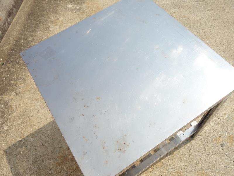 中古】D▽アズマ 業務用 厨房 作業台 棚 ステンレス コンロ用 中古】D▽アズマ 業務用 厨房 作業台 棚 ステンレス コンロ用