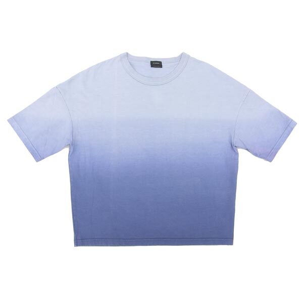 【5月22日値下げ】ジルサンダー Jil Sander コットン グラデーションカットソー メンズ ブルー系 sizeＬ 2016SS [Y03214]