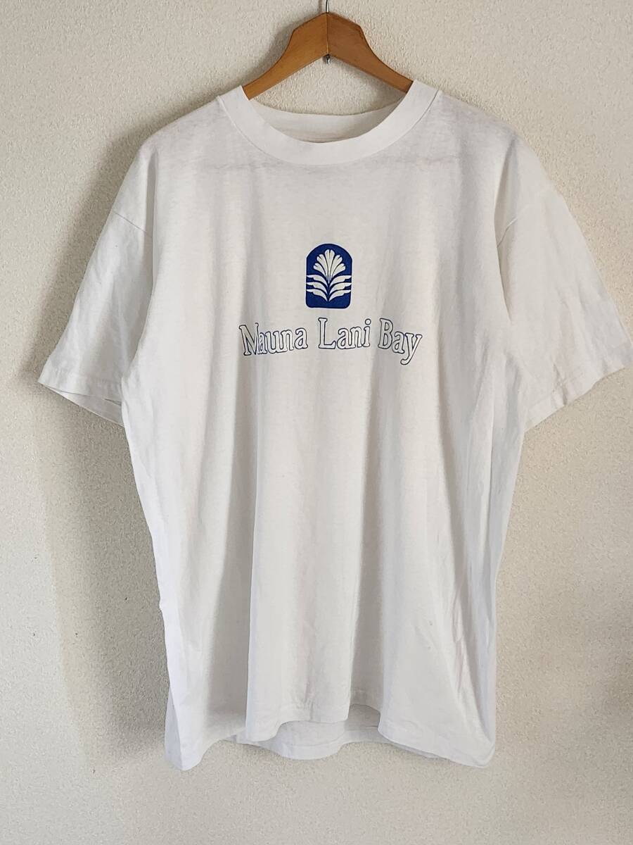 【XL】90sオニータONEITAビンテージTシャツマウララニベイリゾートハワイホテルオールド袖裾シングルステッチ