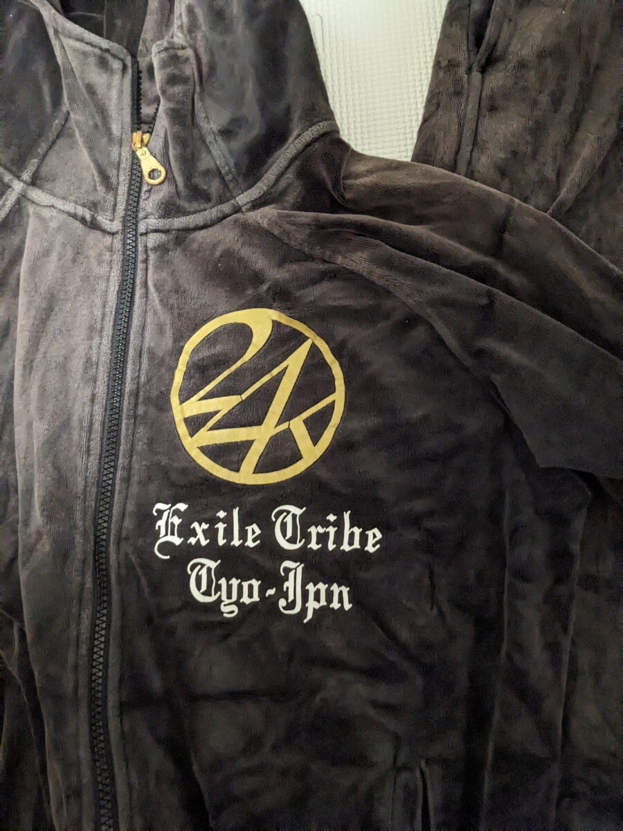 24karats EXILE TRIBE セットアップ ベロア ジャージ XL｜メンズ