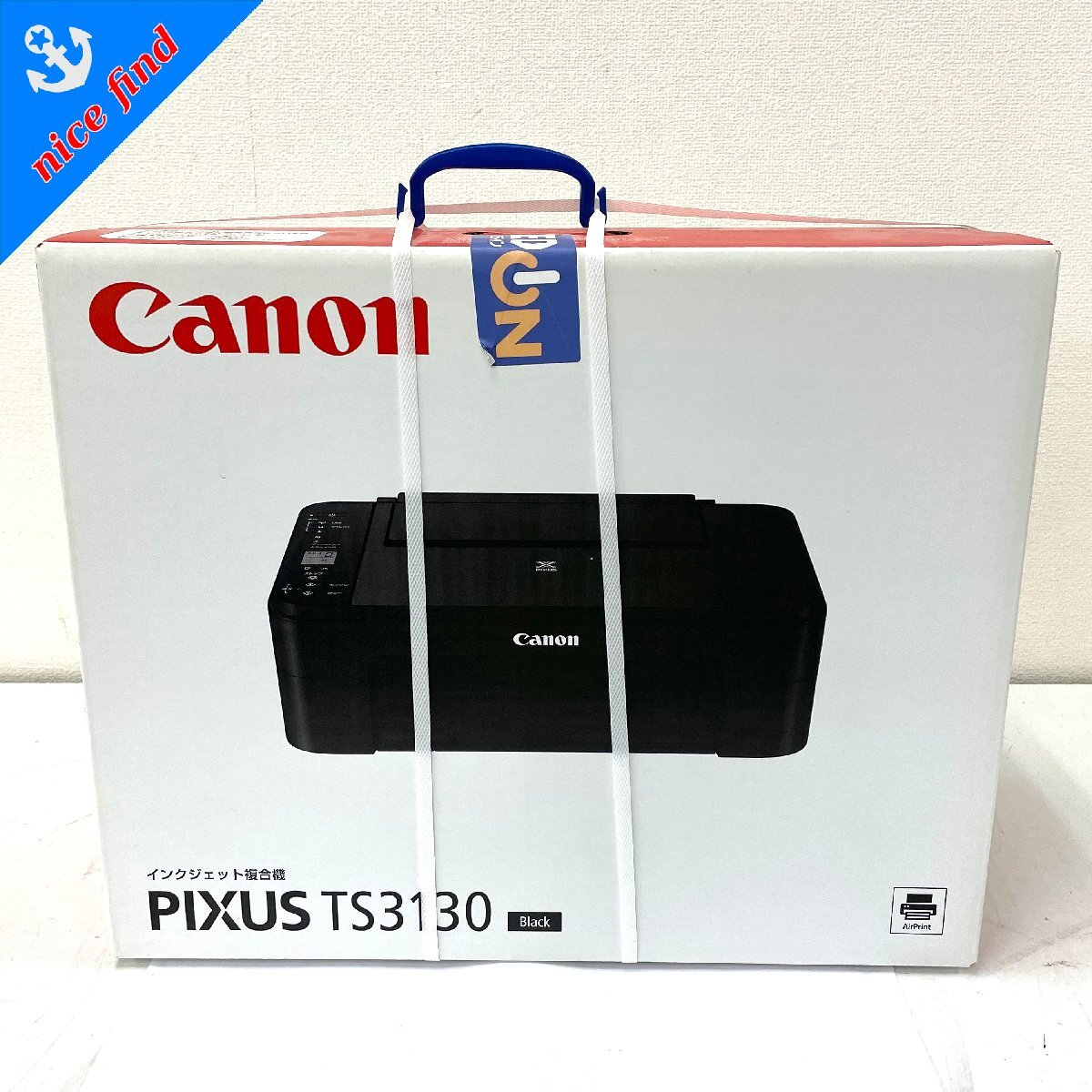 未開封◆キャノン Canon◆ピクサス PIXUS TS3130BK インクジェット複合機 箱付 プリンター コピー機 スキャナー 無線LAN 通電/動作未確認