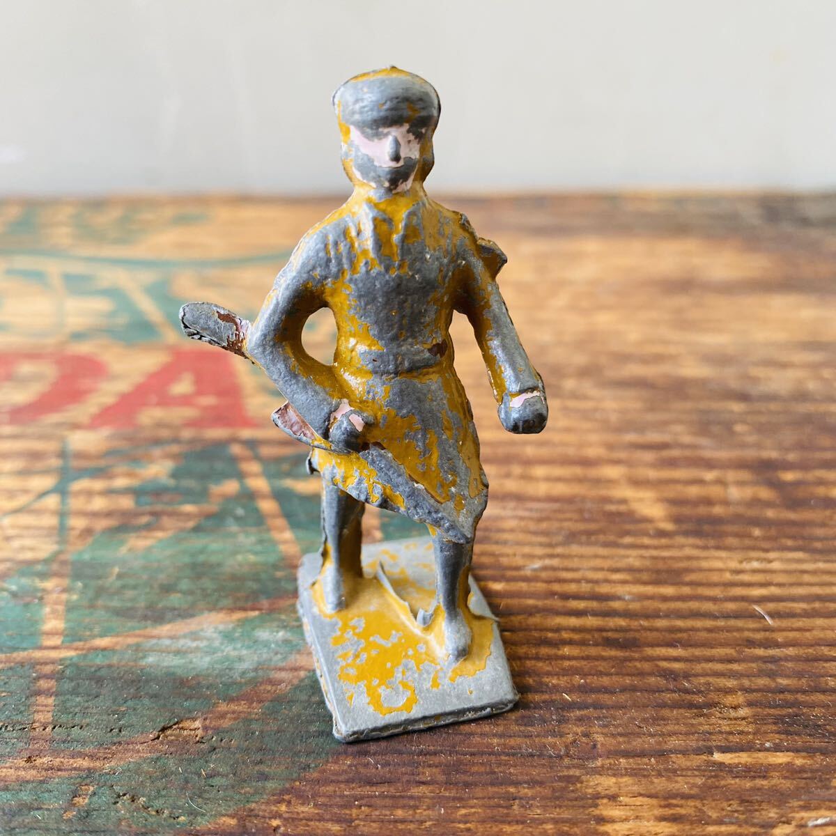【USA vintage】soldier figure 兵隊 置物 アメリカビンテージ