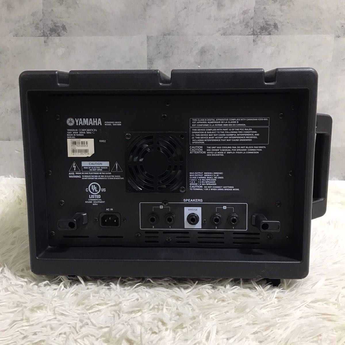 ジャンク YAMAHA EMX66M ヤマハ パワードミキサー 中古現状品