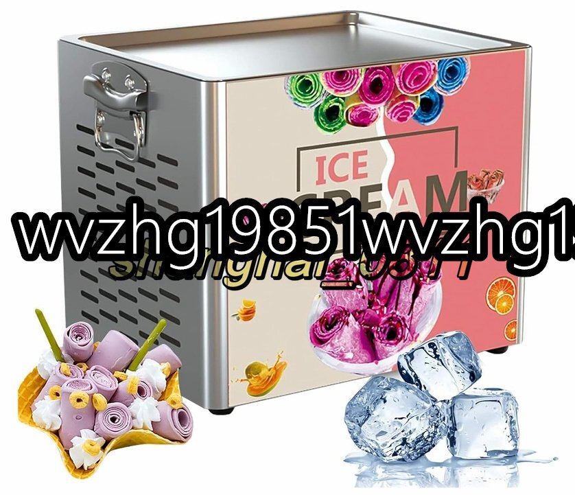 人気推薦☆180W商用ロールアイスクリームマシン、焼成ディッシュ 人気推薦☆180W商用ロールアイスクリームマシン、焼成ディッシュ
