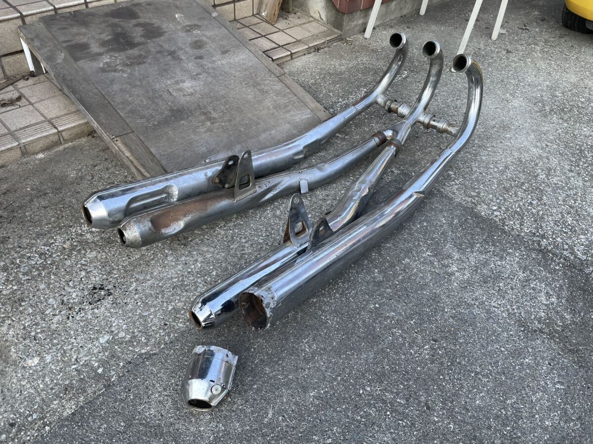 スズキ GT550 純正マフラー チャンバー ジャンク :: Yahoo スズキ GT550 純正マフラー チャンバー ジャンク :: Yahoo