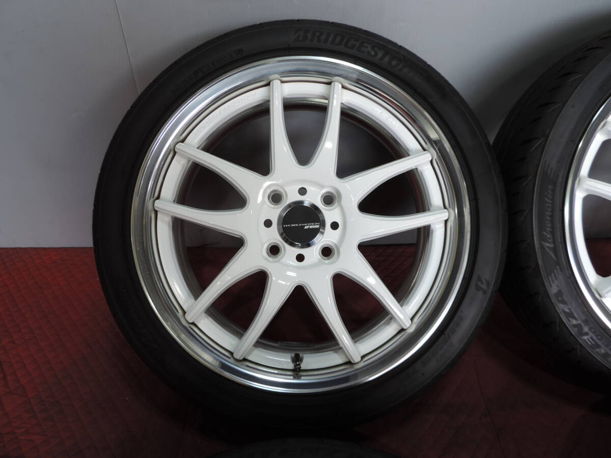 中古セット】 WORK EMOTION CR2P 16インチ 5.5J+46 4H100 中古セット】 WORK EMOTION CR2P 16インチ 5.5J+46 4H100