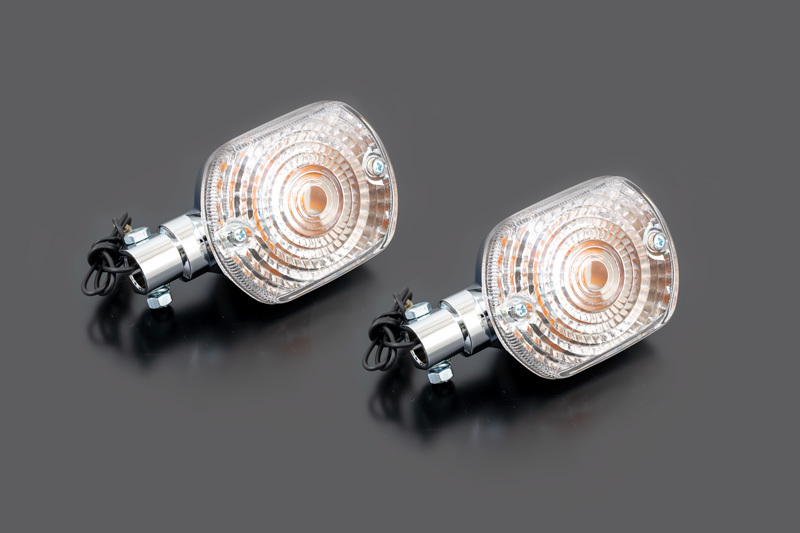 N196-1222　Z1000MK2/Z750FXタイプ ウインカーASSY リア クリア（2個(gè)セット）