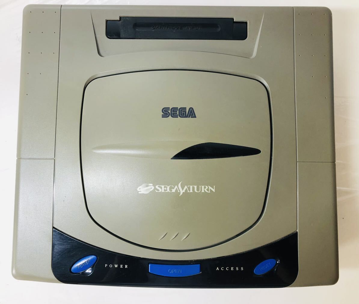 セガサターン グレー 本体 （ SEGA セガ ゲームSS ）SEGASATURN ※変色あり