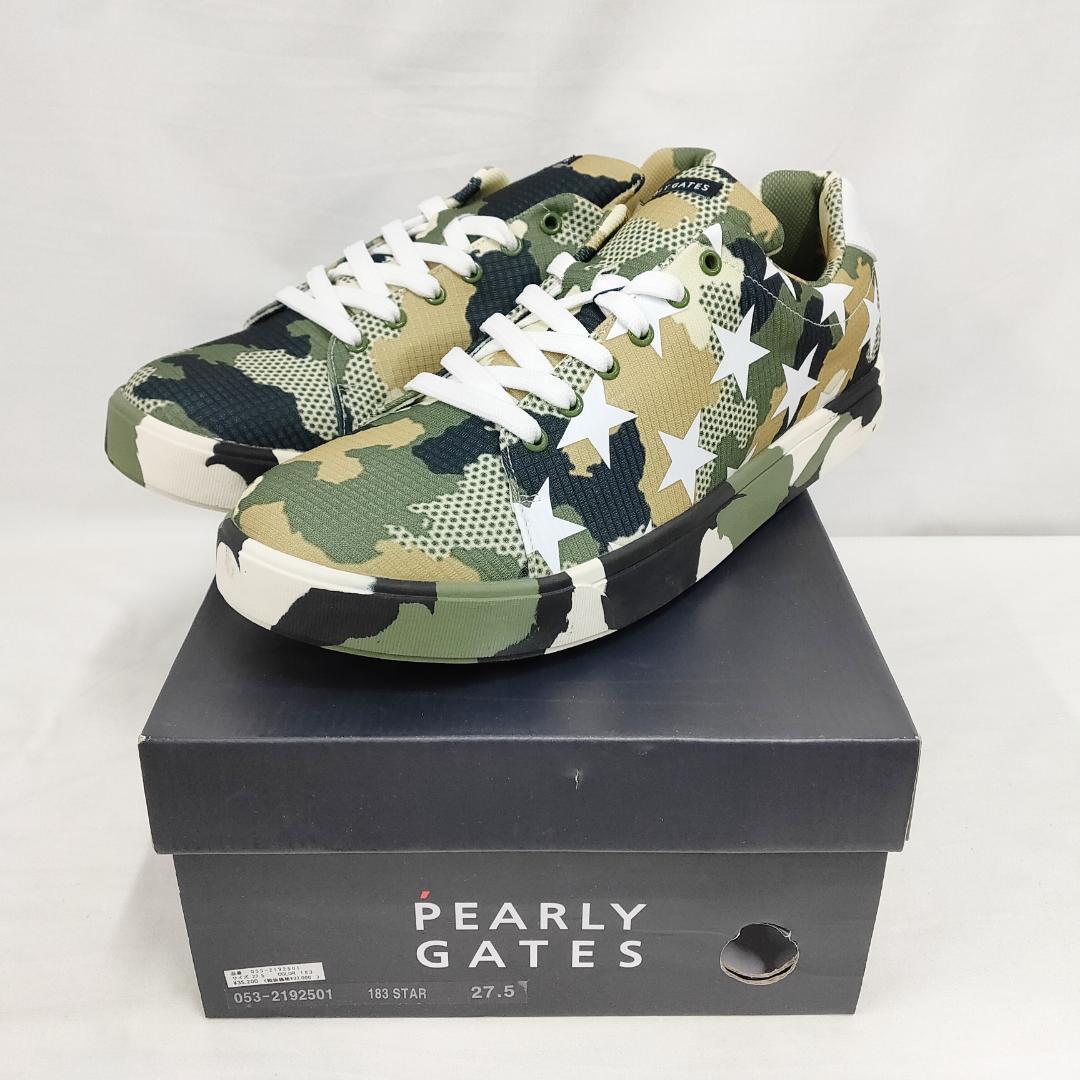 新品 未使用 PEARLY GATES ローカット ゴルフシューズ スター 27 新品 未使用 PEARLY GATES ローカット ゴルフシューズ スター 27
