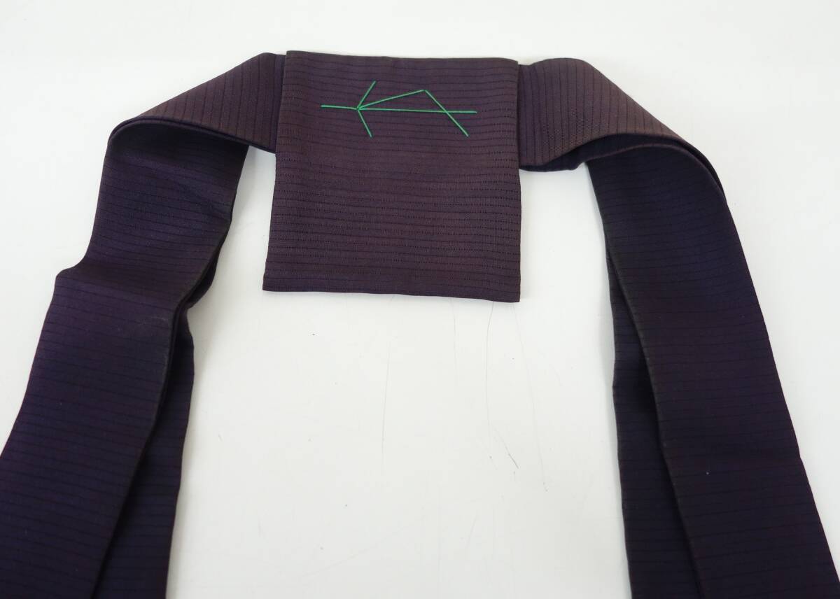 伝統工芸　工芸美術　レトロ ＊曹洞宗　仏教　仏具　 ＊曹洞宗用絡子　絡子　略袈裟　掛絡 ＊絡子環付　紋入　 ＊正絹　お色　紫色系　