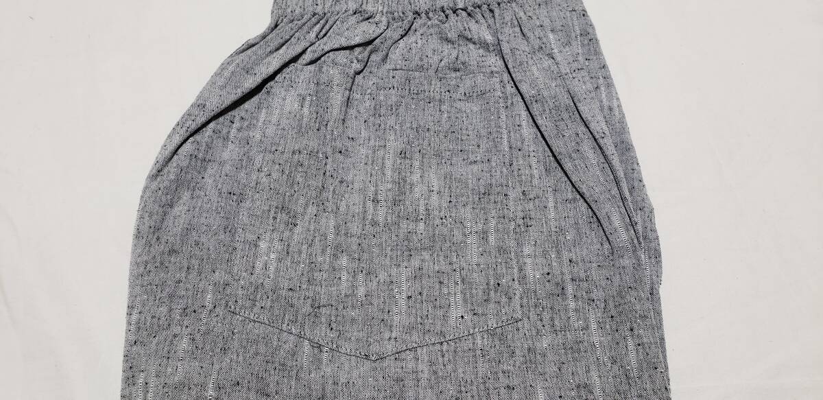 作務衣13　綿　作務衣　LLサイズ　グレー系　新品　MY3396