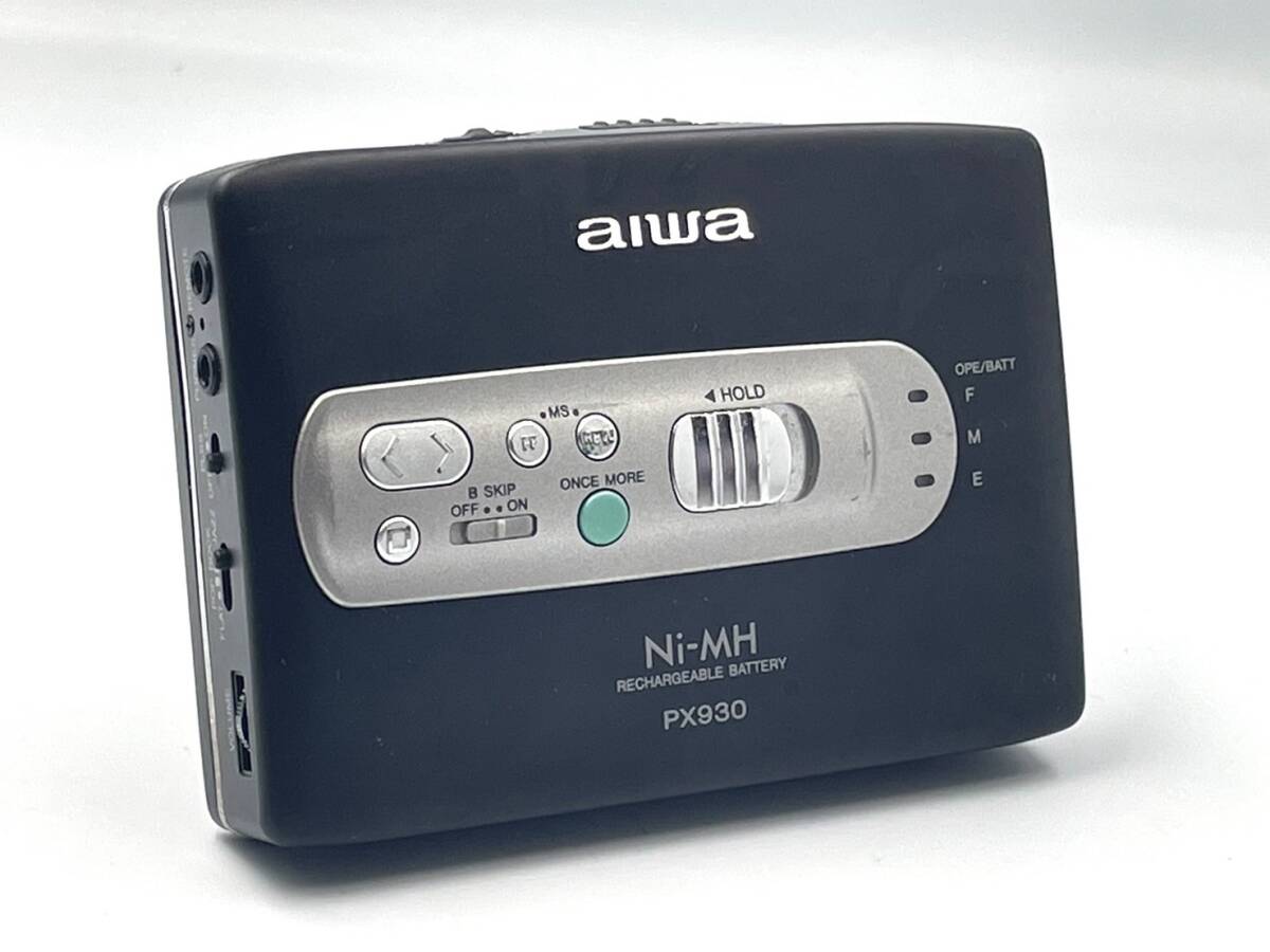 ジャンク AIWA HS-PX930 ポータブルカセットプレーヤー MADE IN ジャンク AIWA HS-PX930 ポータブルカセットプレーヤー MADE IN