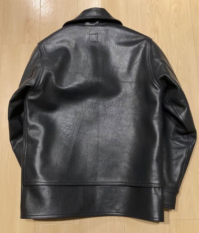 ポストオーバーオールズ post overalls ゴートスキン レザーJKT ポストオーバーオールズ post overalls ゴートスキン レザーJKT