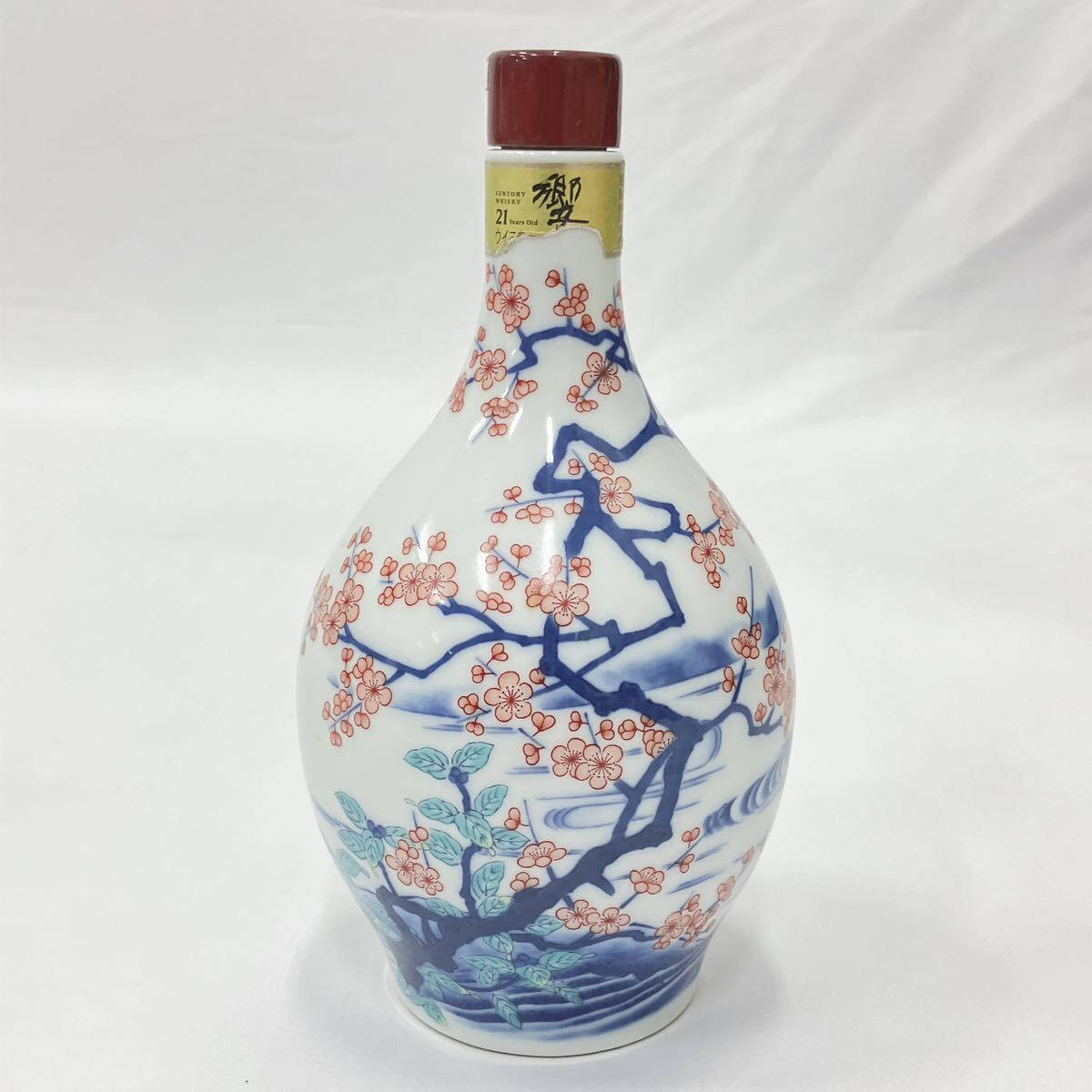 サントリーウイスキー有田焼磁器陶製空きボトル中身なし