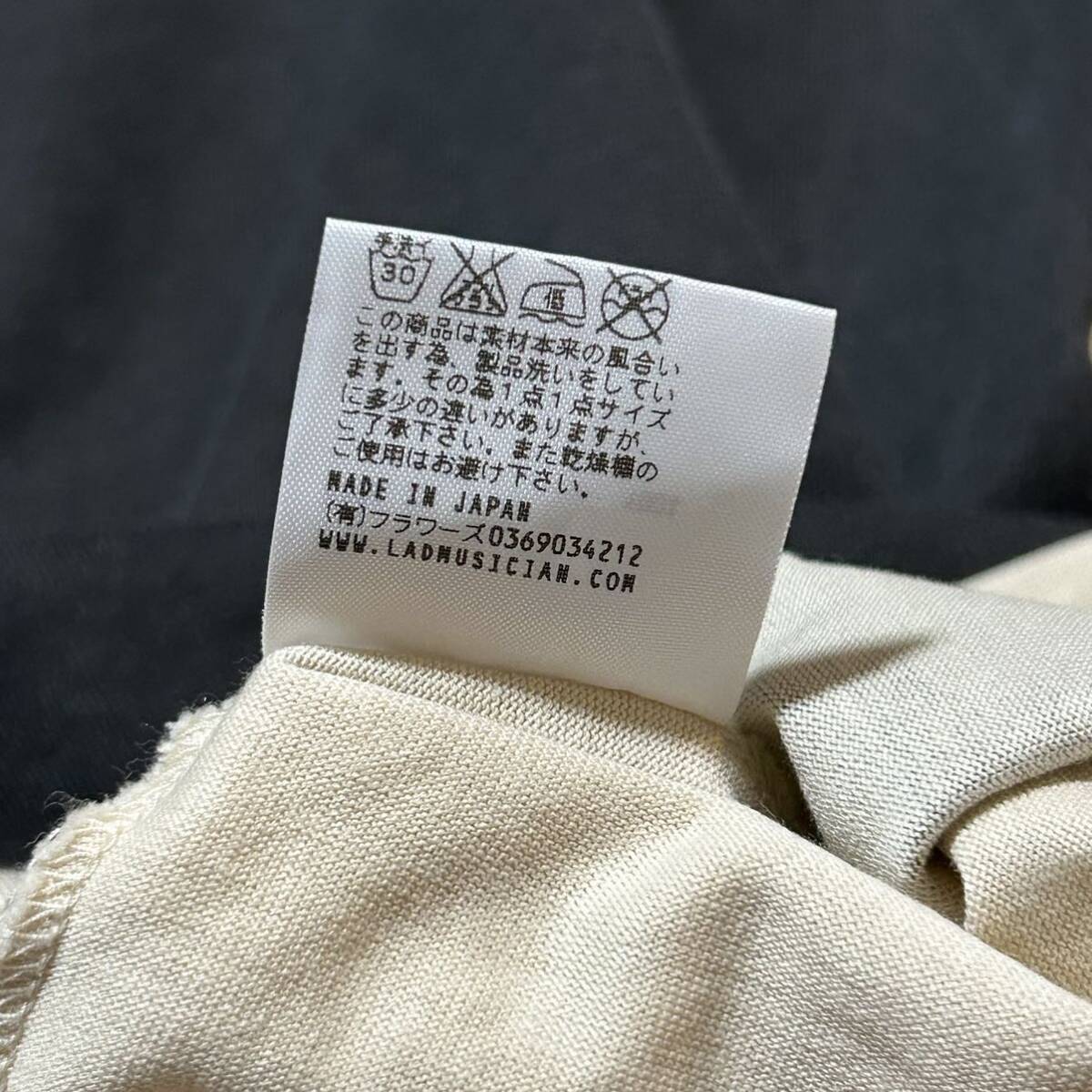 ビッグシルエットTシャツ LAD MUSICIAN サイズ44 ラッド ビッグシルエットTシャツ LAD MUSICIAN サイズ44 ラッド